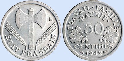50 Centimes FRANCISQUE Lourde